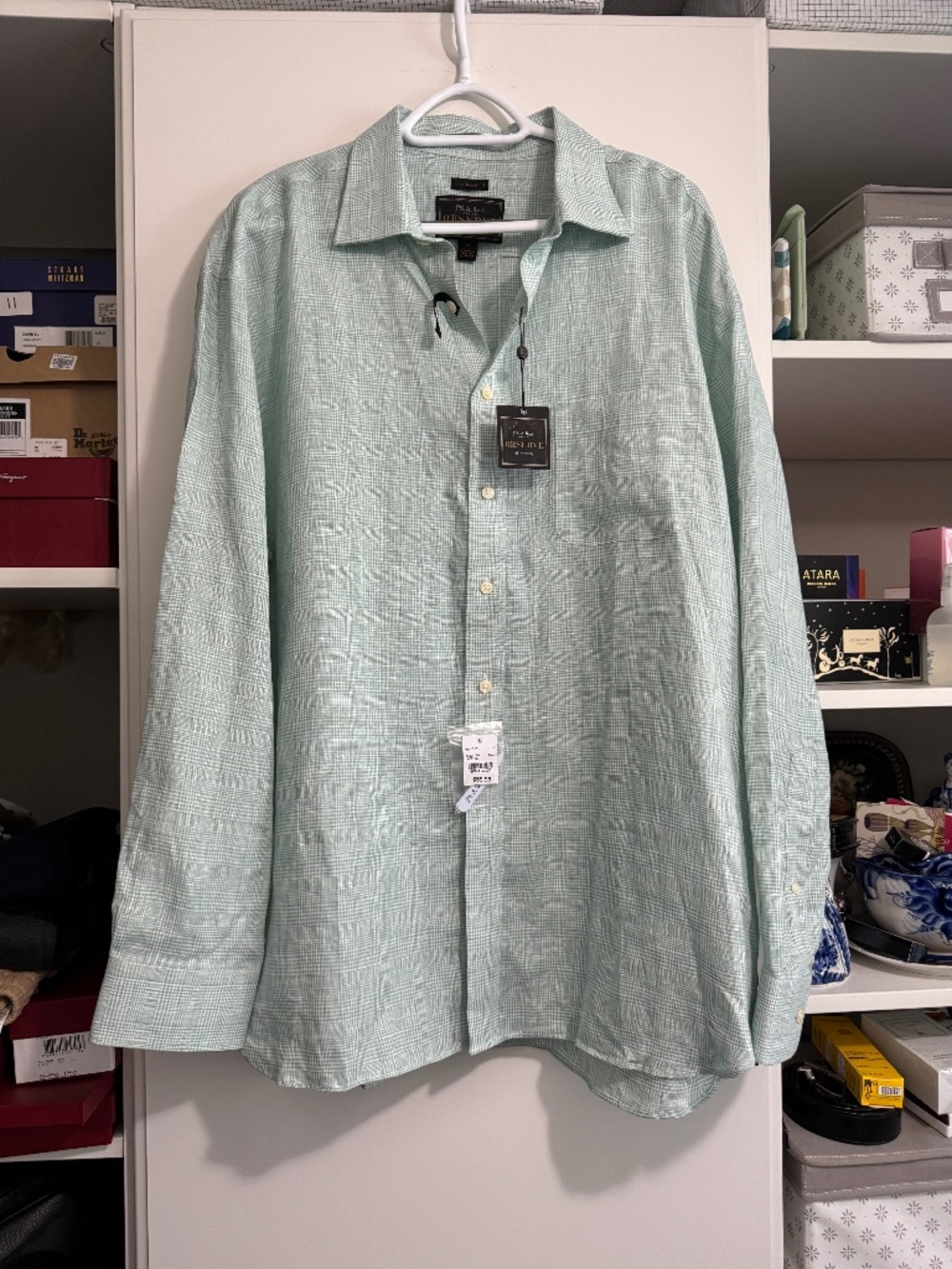 JoS.A.Bank, RESERVE, Size XL, 100% Linen